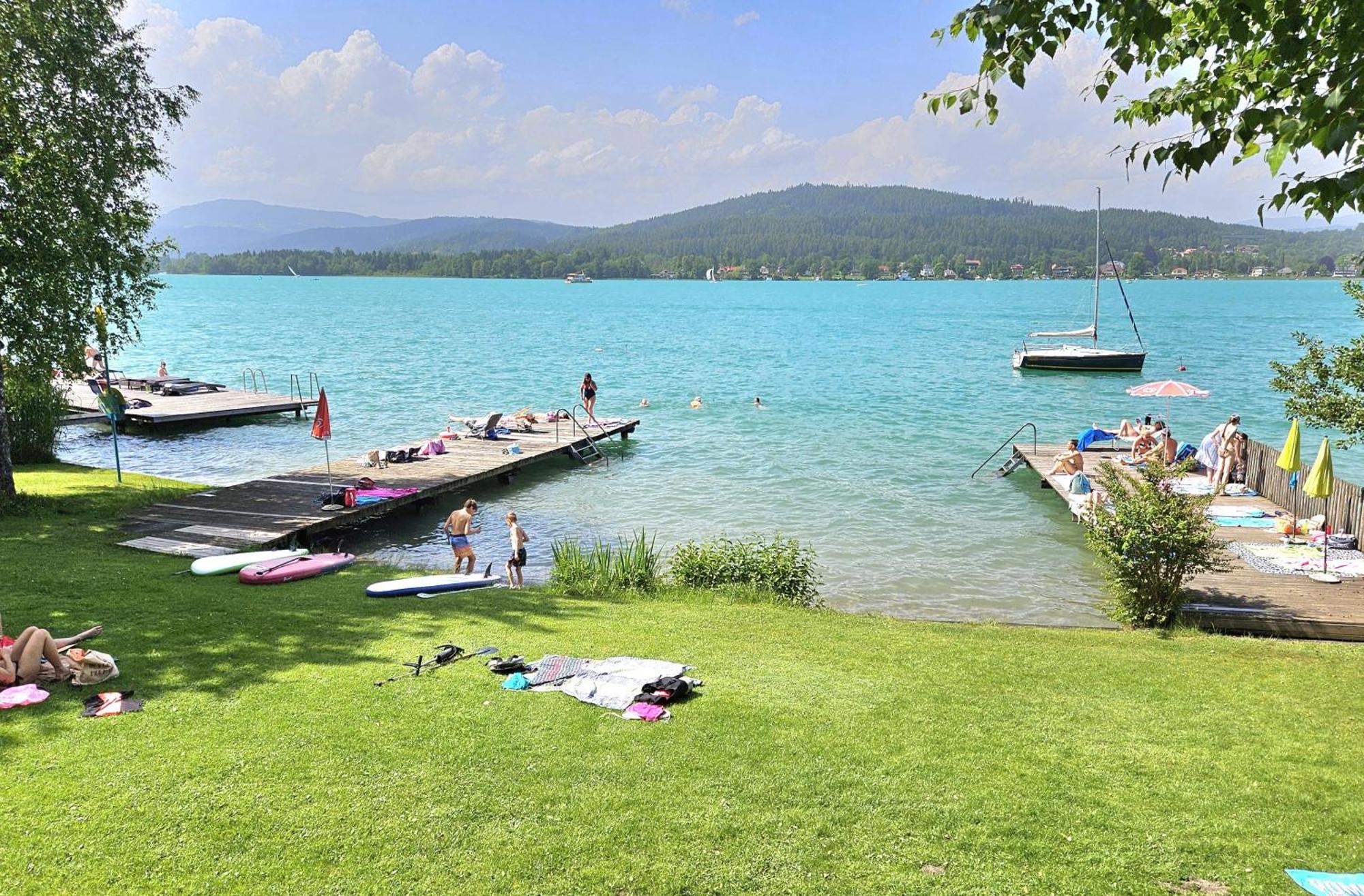 "Casa Antonio" 3 Gehminuten Strandbad Sekirn, Inkl Seezugang エクステリア 写真