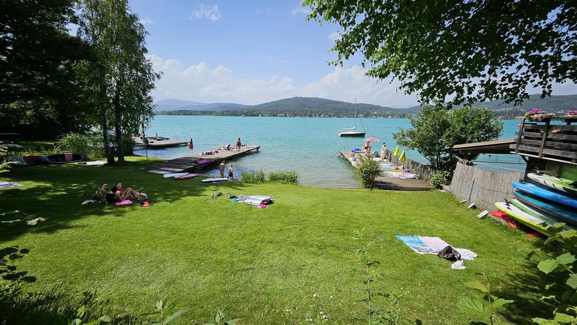 "Casa Antonio" 3 Gehminuten Strandbad Sekirn, Inkl Seezugang エクステリア 写真